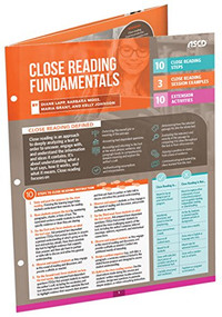 Close Reading Fundamentals (Quick Reference Guide) by Diane Lapp, Barbara Moss, Maria Grant, Kelly Johnson, 9781416624110