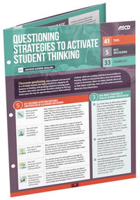 Questioning Strategies to Activate Student Thinking (Quick Reference Guide) by Jackie Acree Walsh, 9781416624059