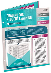 Grading for Student Learning (Quick Reference Guide) by Susan M. Brookhart, 9781416624035