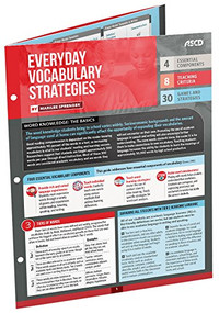 Everyday Vocabulary Strategies (Quick Reference Guide) by Marilee Sprenger, 9781416623496