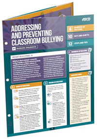 Addressing and Preventing Classroom Bullying (Quick Reference Guide) by Barbara Coloroso, 9781416628170