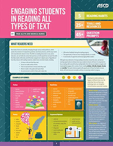 Engaging Students in Reading All Types of Text (Quick Reference Guide) by Pam Allyn, Monica Burns, 9781416630067