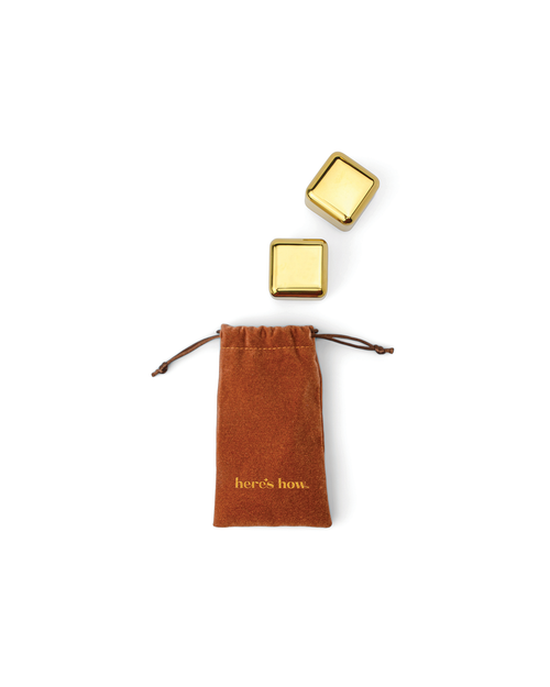 THE JUPITER COCKTAIL CHILLERS - GOLD, SET OF 2, HHC112