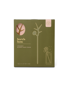 THE OZZY BLOODY MARY PICKS - GOLD, SET OF 4, HHC119