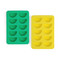 THE DOTTY CITRUS WEDGE ICE TRAYS - SET OF 2 YELLOW + GREEN, HHC140