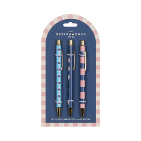 A DOPO SET OF 3 PENS - EYE, MOON, STRIPE, SBP1003