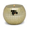 MAGIQUE 10 OZ GOLD DISCO BALL CANDLE WITH LID - COPAL & MYRRH, MA1002