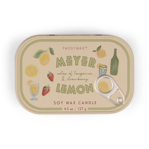 BISTRO 4.5 OZ PRINTED TIN -MEYER LEMON, BIS0403