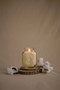 BOTANICA 8 OZ WHITE GLASS - COTTON & TEAK, BOT0801