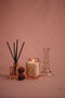BOTANICA 2.8FLOZ PINK GLASS DIFFUSER - SAFFRON ROSE, BOTFD002