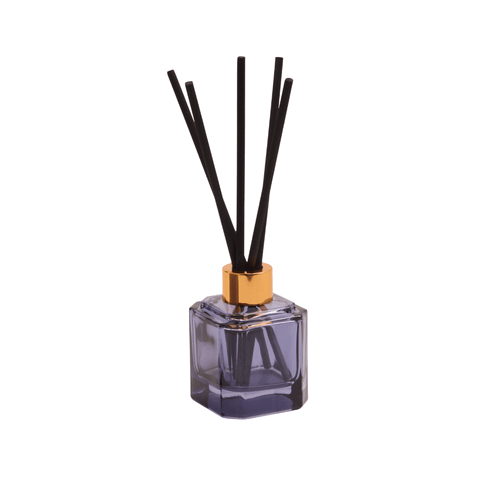 BOTANICA 2.8FLOZ BLUE GLASS DIFFUSER - SEA SALT & AMBER, BOTFD003