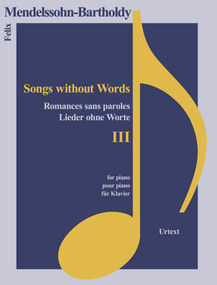 Lieder ohne Worte III by Felix Mendelssohn-Bartholdy, 9783741914843