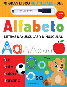 My Big Wipe Clean Book of Alphabet Capital and Small letters - Spanish, 9789362140531