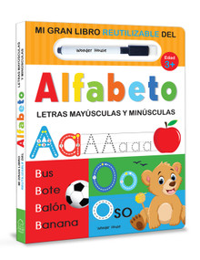 My Big Wipe Clean Book of Alphabet Capital and Small letters - Spanish by , 9789362140531