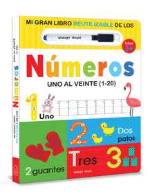 My Big Wipe Clean Book of Numbers One to Twenty ( 1-20 ) - Spanish by , 9789362145635