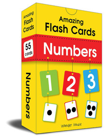 Amazing Flash Cards Numbers: Early Development of Preschool Toddler (55 Cards) by Wonder House Books, 9789388810722
