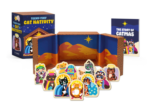 Teeny-Tiny Cat Nativity by Sam Stall, Weronika Salach, 9798894140056