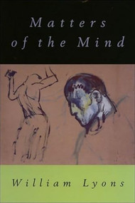 Matters of the Mind - 9780748614400 by William Lyons, 9780748614400