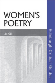 Women's Poetry by Jo Gill, 9780748623068