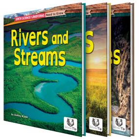Earth Science-Landforms: Need to Know (Set) by Ashley Kuehl, 9798892325226