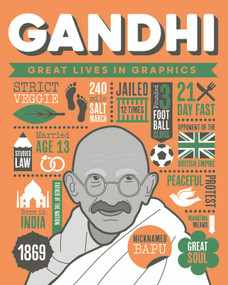 Great Lives in Graphics: Gandhi, 9781787081758