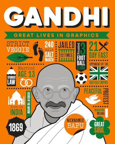 Great Lives in Graphics: Gandhi by , 9781787081758