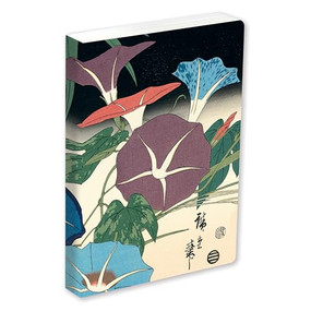 Journal Morning Glories & Cricket, Hiroshige Lined Paperback (Blank Lined 144 Page A5 Notebook) by Tuttle Studio, Utagawa Hiroshige, 9780804859127
