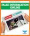False Information Online by Kristine Spanier, MLIS, 9798892135740