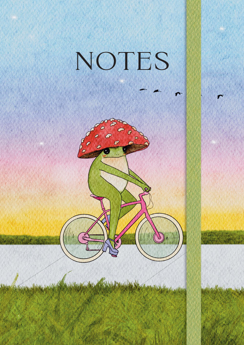 The Little Frog Notebook (A Beautiful 160-Page Lined Notebook Featuring the Internet's Beloved Mushroom Frog, from the Artist Maybell Eequay) by Maybell Eequay, 9781837997367