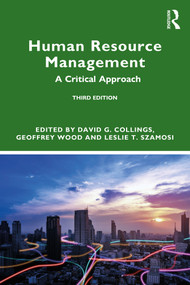 Human Resource Management (A Critical Approach) - 9781032625614 by David G. Collings, Geoffrey Wood, Leslie T. Szamosi, 9781032625614