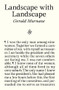 Landscape with Landscape by Gerald Murnane, 9781916751378