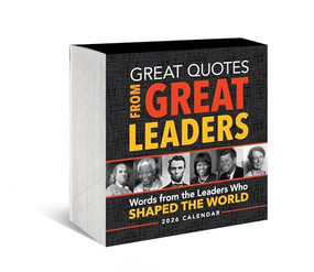 2026 Great Quotes From Great Leaders Boxed Calendar by Sourcebooks, 9781464229640