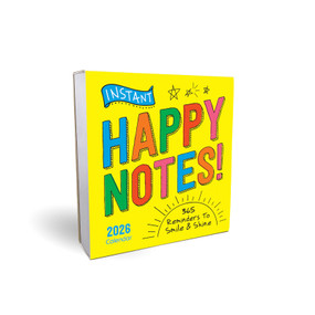 2026 Instant Happy Notes Boxed Calendar (365 Reminders to Smile and Shine!) by Sourcebooks, 9781464229664