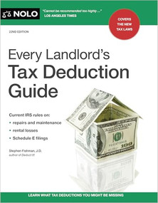 Every Landlord's Tax Deduction Guide - 9781413333114 by Stephen Fishman, 9781413333114