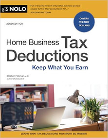 Home Business Tax Deductions (Keep What You Earn) - 9781413333039 by Stephen Fishman