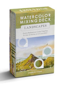 Watercolor Mixing Deck: Landscapes (Quick Reference Color Palettes to Use at Home or on Location) by Charles Evans, 9781446316726