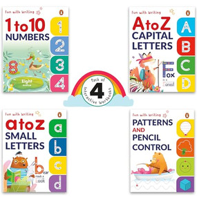 Fun with Writing (Pack of 4 Books) (A set of 4 Activity Books for PreSchool Kids, Toddlers | | Book for 3+  [Penguin Early Learning Series]) by Penguin Books, 9789815144253