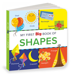 My First Big Book of Shapes (Illustrated Board Book of Shapes for PreSchool Kids, Toddlers | Book for 1+ [Penguin Early Learning Series]) by Penguin Books, 9789815127423