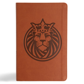 CSB Kids Bible, Anglicised Edition, Lion LeatherTouch by CSB Bibles by Holman, 9798384533344