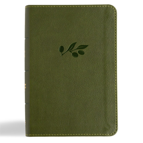 CSB Large Print Compact Reference Bible, Digital Study Edition, Olive LeatherTouch by CSB Bibles by Holman, 9798384533351