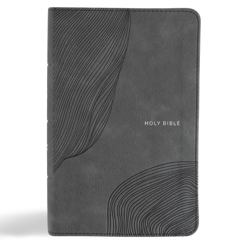 CSB Single-Column Compact Bible, Digital Study Edition, Charcoal LeatherTouch by CSB Bibles by Holman, 9798384533450