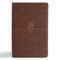 CSB Single-Column Personal Size Bible, Digital Study Edition, Brown LeatherTouch by CSB Bibles by Holman, 9798384533467