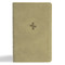 CSB Single-Column Personal Size Bible, Digital Study Edition, Sage SuedeSoft LeatherTouch by CSB Bibles by Holman, 9798384533474