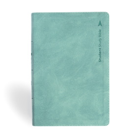 CSB Student Study Bible, Earthen Teal SuedeSoft LeatherTouch, Indexed by CSB Bibles by Holman, 9798384533498