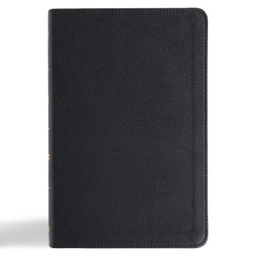 CSB Thinline Bible, Anglicised Edition, Black LeatherTouch by CSB Bibles by Holman, 9798384533528