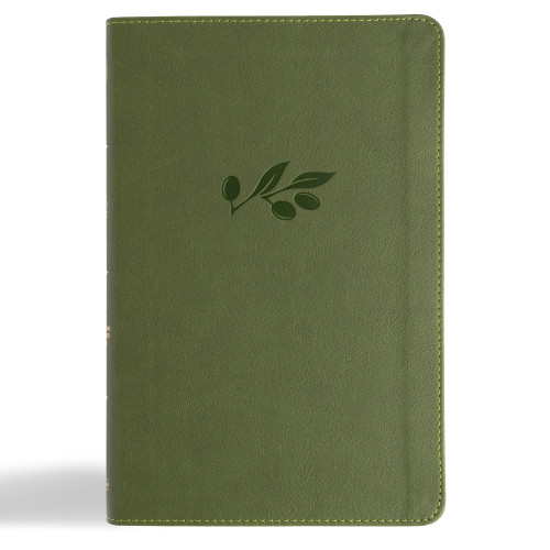 CSB Thinline Bible, Anglicised Edition, Olive LeatherTouch by CSB Bibles by Holman, 9798384533535