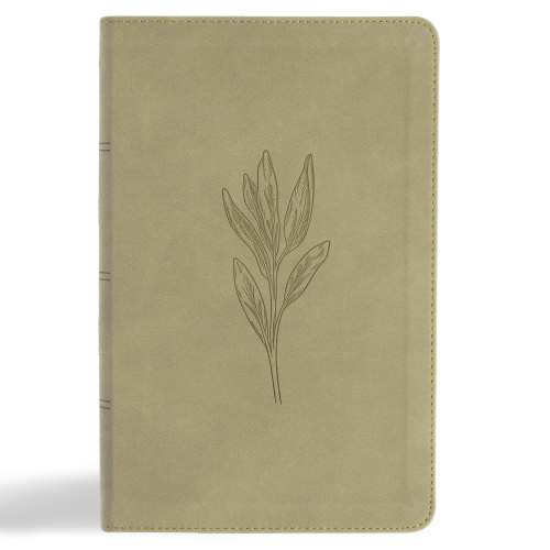 KJV Single-Column Personal Size Bible, Sage SuedeSoft LeatherTouch by Holman Bible Publishers, 9798384533573