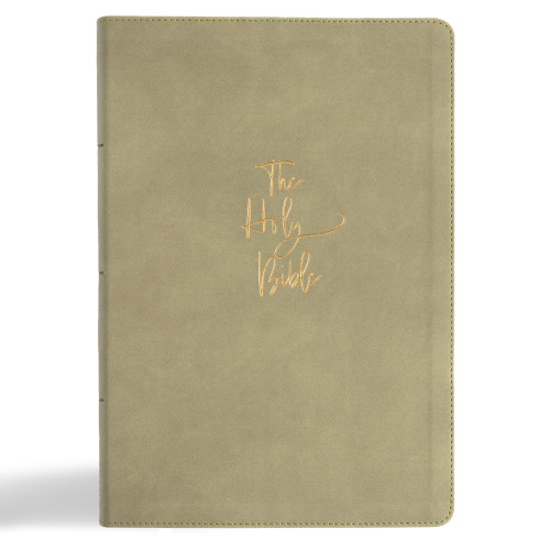 KJV Super Giant Print Reference Bible, Sage SuedeSoft LeatherTouch by Holman Bible Publishers, 9798384533610