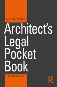 Architect's Legal Pocket Book by Matthew Cousins, 9781032828176
