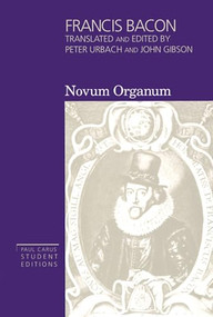 Novum Organum by Francis Bacon, 9780812692457